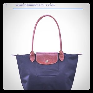 Black Satin medium tote